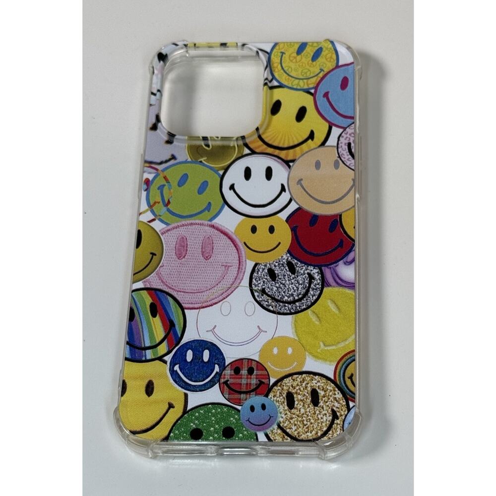 Iphone 15 Pro Max New Jelly Case With Magsafe, Smiley Faces, Multi Color, 81-05